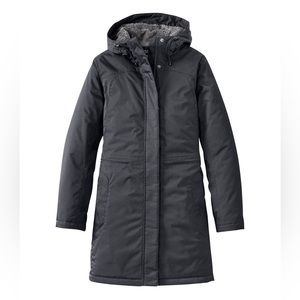 Black LL Bean Women's Winter Warmer Coat